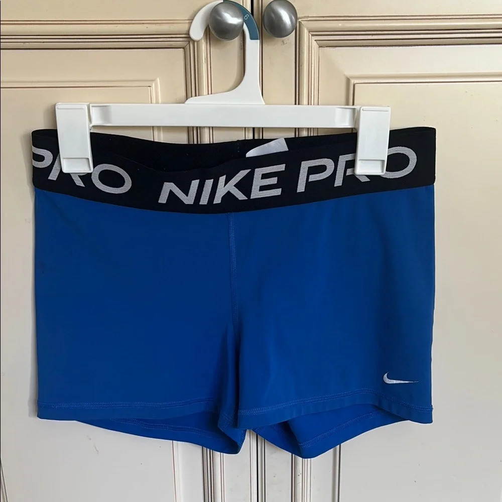 Nike Pro Blue Athletic Shorts